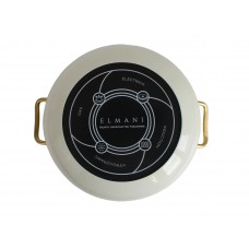 Каструля емальована Elmani VITALY з кришкою, 3,8 л, 20 см (763-021)