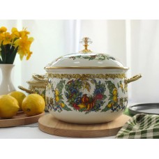 Каструля емальована Elmani VITALY з кришкою, 3,8 л, 20 см (763-021)