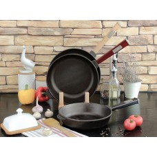 Чавунна сковорода Brizoll Optima-Bordo 240 х 60 мм. (O2460-P2)