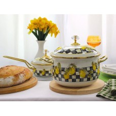 Каструля емальована SICILY Elmani з кришкою, 3,8 л, 20 см (763-035)