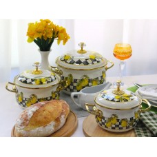 Каструля емальована SICILY Elmani з кришкою, 3,8 л, 20 см (763-035)