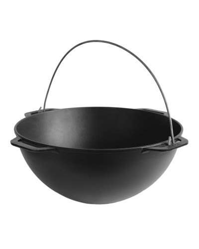 Казан чавунний азіатський Brizoll з кришкою-сковородою 15 л. (KA15-2)