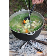 Казан алюмінєвий Brizoll 10 л, з дужкою, кришкою і триногою (12-010-1T)