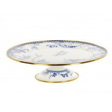 Тортовниця емальована BUTTERFLY Elmani з кришкою на ніжці, 30 см. (763-029)