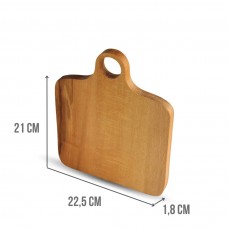 Дошка для нарізки Brizoll NATA з ручкою  21 см (D011)