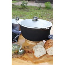 Казан алюмінєвий Brizoll з дужкою і кришкою 4 л Brizoll (12-004-1)