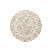 Тортовница эмалированная Elmani BIRD с крышкой на ножке, 30 см. (763-043)