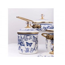 Банка для сипучих продуктів з кришкою Elmani BUTTERFLY 1,25 л (763-025)