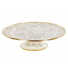 Тортівниця емальована Elmani BIRD з кришкою на ніжці, 30 см. (763-043)