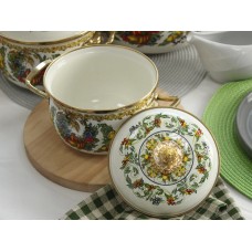 Кастрюля эмалированная Elmani VITALY с крышкой, 1,5л, 14см (763-019)