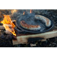 Сковорода чугунная Brizoll с подставкой 280 х 25 мм (H280-D)