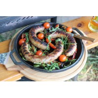 Сковорода чугунная Brizoll с подставкой 280 х 25 мм (H280-D)