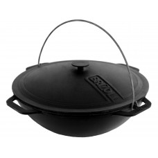 Казан чавунний азіатський Brizoll 8 л з кришкою, підставкою та чохлом (KA08-1SСH)