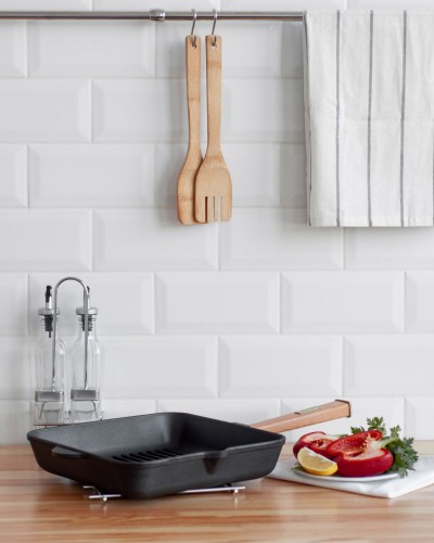 Чугунная сковорода гриль Brizoll Optima 280 х 280 х 50 мм (O282850G-P) Чугунная сковорода гриль Brizoll Optima 280 х 280 х 50 мм (O282850G-P)