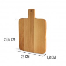 Дошка для нарізки  Brizoll BERTA з ручкою 26,5 см (D014)