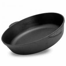 Сковорода чавунна Brizoll 30 см. з чавунною кришкою-сковородою (M3060U-2)