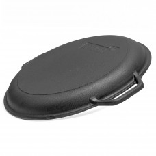 Сковорода чавунна Brizoll 30 см. з чавунною кришкою-сковородою (M3060U-2)