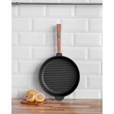 Чугунная сковорода гриль Brizoll Optima 260 х 40 мм (O2640G-P)