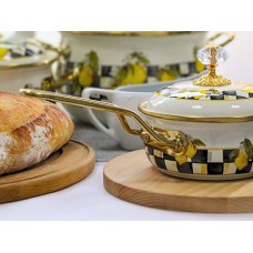 Ківш емальований Elmani SICILY з кришкою, 0,9 л, 14 см х 31 см (763-037)