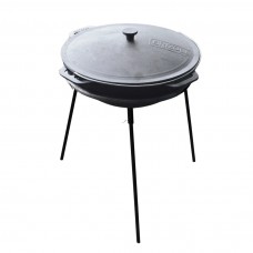 Казан чавунний азіатський Brizoll 10 л з кришкою, чохлом та підставкою (KA10-1SCH)