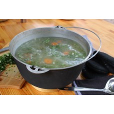 Казан алюмінєвий Brizoll 4 л з дужкою, кришкою і триногою Brizoll (12-004-1T)