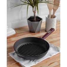 Чавунна сковорода гриль Brizoll Optima-Bordo 280 х 50 мм. (O2850G-P2)