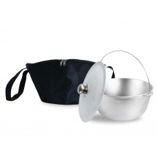 Казан алюмінєвий Brizoll 6 л з дужкою, кришкою, чохлом і триногою (12-006-1TCH)