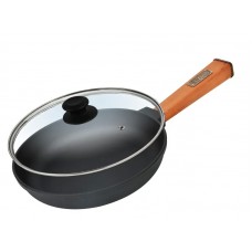 Чавунна сковорода з кришкою Brizoll Optimа 280 х 40 мм (O2840-P-C)