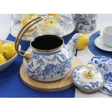 Чайник емальований Elmani BUTTERFLY з кришкою, 2,2 л. (763-031)