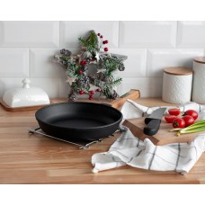 Чавунна сковорода з кришкою Brizoll Optimа 280 х 40 мм (O2840-P-C)