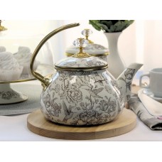 Чайник емальований Elmani BIRD з кришкою, 2,2 л (763-045)