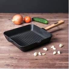 Чугунная сковорода гриль Brizoll Optima 260 х 260 х 50 мм. (O262650G-P)