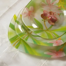 Сервіз столовий Luminarc Carina Freesia 45 предметів зелений (N6734)