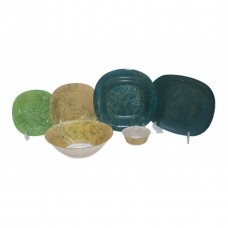 Сервіз столовий Luminarc Carina Annalee Green 46 предметів зелений (Q5493)