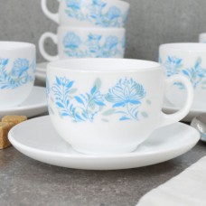 Сервіз столовий Luminarc Diwali Frescura Turquoise 46 предметів білий (Q7823)