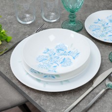 Сервіз столовий Luminarc Diwali Frescura Turquoise 46 предметів білий (Q7823)