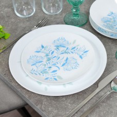 Сервіз столовий Luminarc Diwali Frescura Turquoise 46 предметів білий (Q7823)