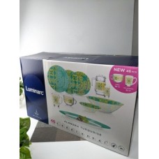 Сервіз столовий Luminarc AMB Alondra Turquoise 46 предметів бірюзовий (Q7927)