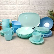 Сервіз столовий Luminarc Diwali Light Turquoise & Blue 38 предметів бірюзовий, блакитний (Q0004)