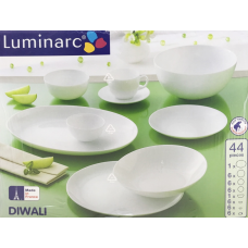 Сервіз столовий Luminarc Diwali 44 предмета білий (J9737) (збірний)