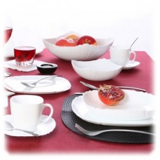 Столовий сервіз Luminarc Lotusia 38 предметів білий (J9439)