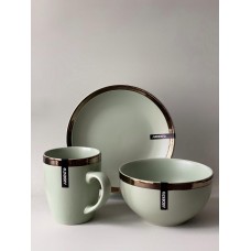 Столовий сервіз ARDESTO Liguria Green bay 30 предметів зелений (AR2926LGC/1)