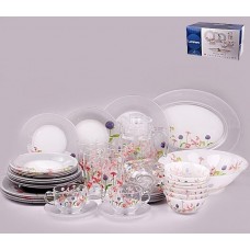 Столовий сервіз Luminarc ROZANA Trefle 46 предметів білий (N2171)