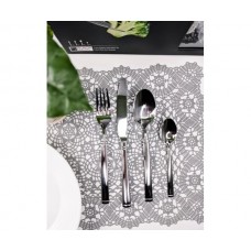 Набір столових приборів Ardesto Black Mars Bordeaux 24 предметів (AR0724BS)