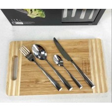 Набір столових приборів Ardesto Black Mars Tia 24 предметів (AR0724TS)