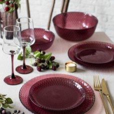 Тарілка десертна Luminarc Idylle Lilac фіолетова, 19 см (A0011-1)