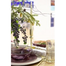 Тарілка обідня Luminarc Louison Lilac фіолетова, 25 см (L5167)