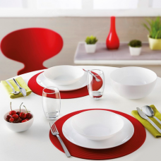 Тарілка десертна Luminarc Diwali біла, 19 см (N3603)