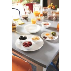 Тарілка десертна Luminarc Diwali біла, 19 см (N3603)