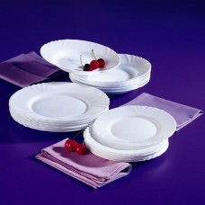 Тарілка десертна Luminarc Cadix біла, 195 мм (H4129)